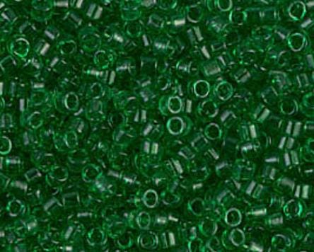 DB0705 11/0 Transparent Green Miyuki Delica
