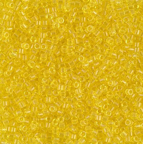 Transparent Yellow Miyuki Delica 11/0 DB0710