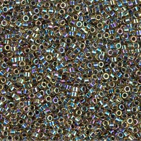 Blue Lined Light Topaz AB Miyuki Delica 11/0 DB0089