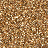 Galvanized Yellow Gold Miyuki Delica 11/0 DB0410