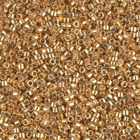 Galvanized Yellow Gold Miyuki Delica 11/0 DB0410