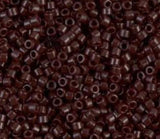 DB0734 11/0 Opaque Chocolate Miyuki Delica