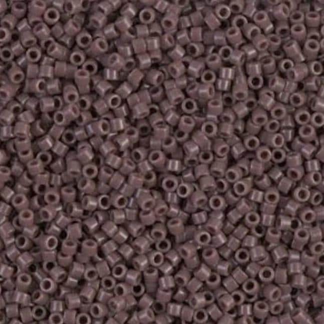 DB0735 11/0 Opaque Dark Mauve Miyuki Delica