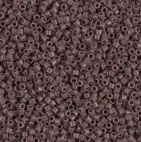 DB0735 11/0 Opaque Dark Mauve Miyuki Delica