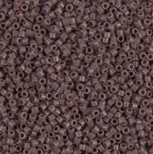 DB0735 11/0 Opaque Dark Mauve Miyuki Delica