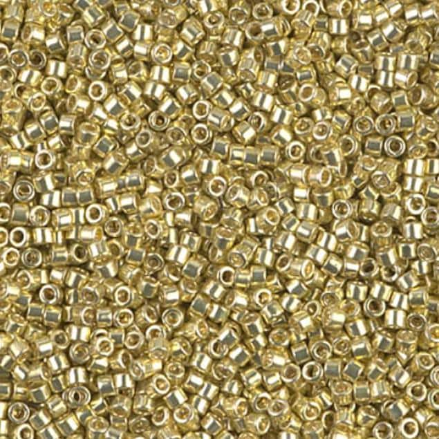 Galvanized Yellow Miyuki Delica 11/0 DB0412