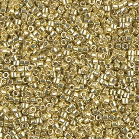 Galvanized Yellow Miyuki Delica 11/0 DB0412