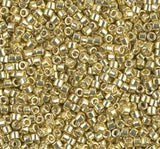 DB0412 11/0 Galvanized Yellow Miyuki Delica