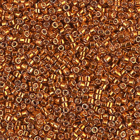 Galvanized Burnt Orange Miyuki Delica 11/0 DB0421