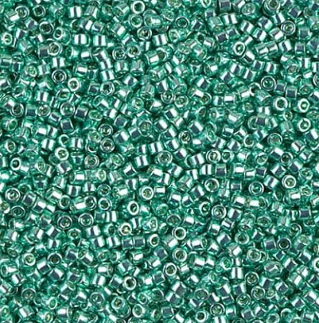 Galvanized Dark Mint Green Miyuki Delica 11/0 DB0426