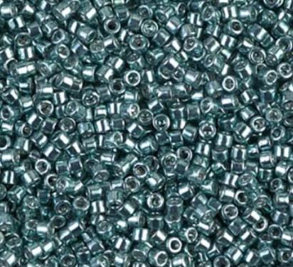DB0432 11/0 Galvanized Peacock Blue Miyuki Delica