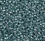 DB0432 11/0 Galvanized Peacock Blue Miyuki Delica