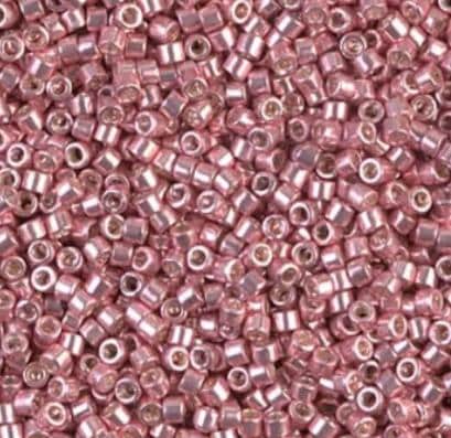 DB0435 11/0 Galvanized Pink Blush Miyuki Delica