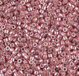 DB0435 11/0 Galvanized Pink Blush Miyuki Delica