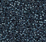 DB0451 11/0 Galvanized Dark Steel Blue Miyuki Delica