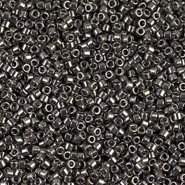 Galvanized Dark Gray Miyuki Delica DB0452 11/0