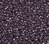 DB0455 11/0 Galvanized Dark Plum Miyuki Delica