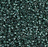 DB0458 11/0 Galvanized Dark Teal Green Miyuki Delica