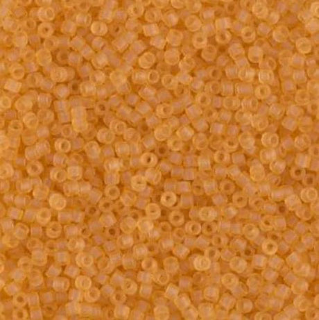 Matte Transparent Light Topaz Miyuki Delica 11/0 DB0742