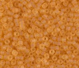 DB0742 11/0 Matte Transparent Light Topaz Miyuki Delica