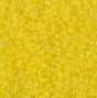 Matte Transparent Yellow Miyuki Delica 11/0 DB0743