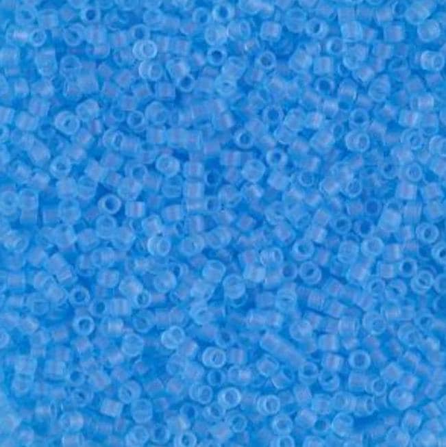 Matte Transparent Aqua Miyuki Delica 11/0 DB0747