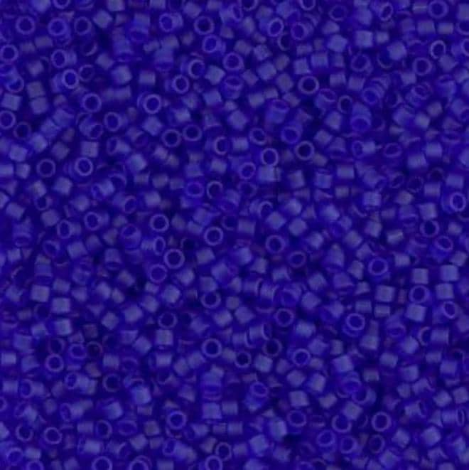 Matte Transparent Cobalt Miyuki Delica 11/0 DB0748