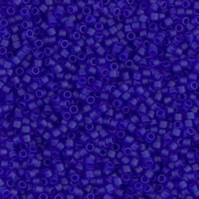Matte Transparent Cobalt Miyuki Delica 11/0 DB0748