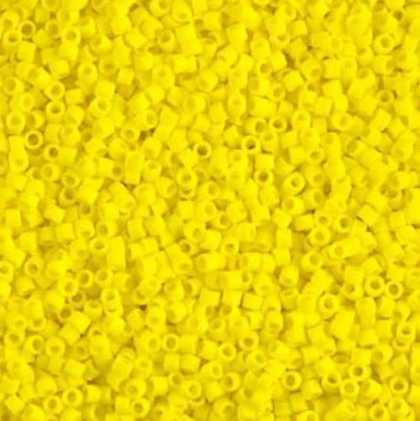 Matte Opaque Yellow Miyuki Delica 11/0 DB0751