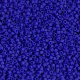 Matte Opaque Cobalt Miyuki Delica 11/0 DB0756