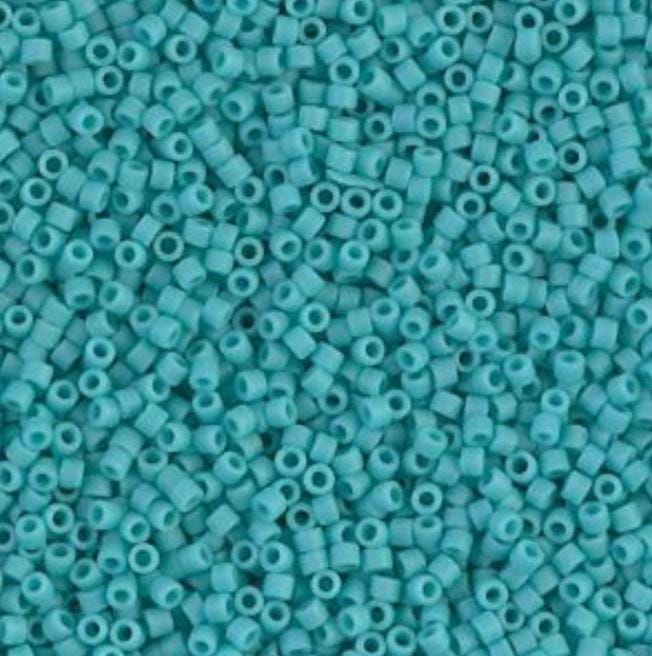 Matte Opaque Turquoise Green Miyuki Delica 11/0 DB0759