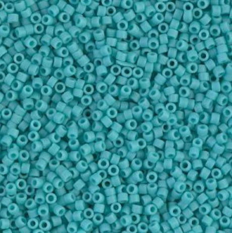 Matte Opaque Turquoise Green Miyuki Delica 11/0 DB0759