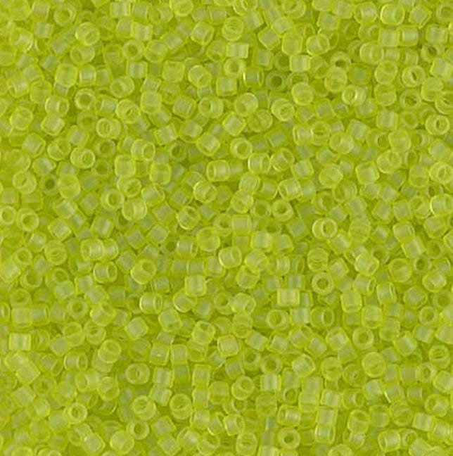 Matte Transparent Chartreuse Miyuki Delica 11/0 DB0766