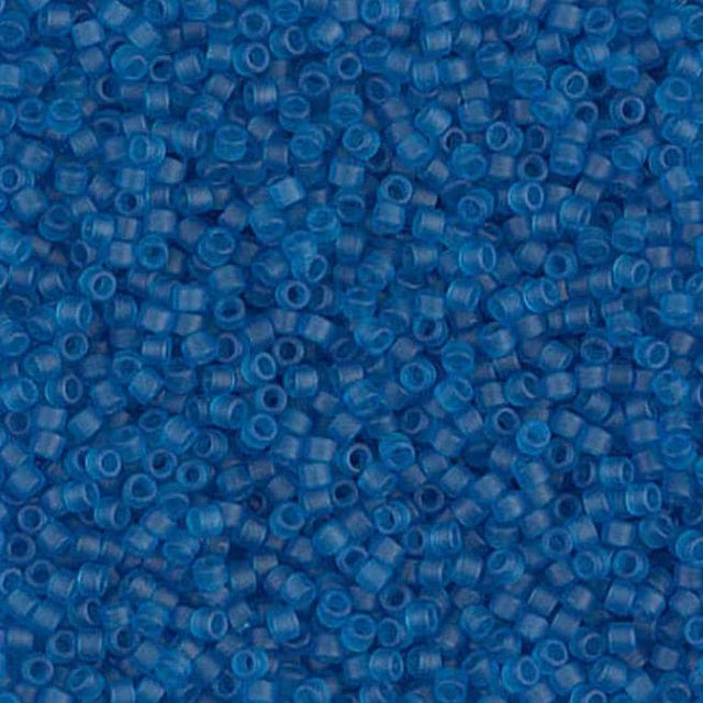 Matte Transparent Capri Blue Miyuki Delica 11/0 DB0768