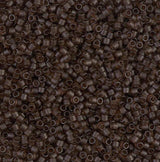 DB0769 11/0 Matte Transparent Root Beer Miyuki Delica