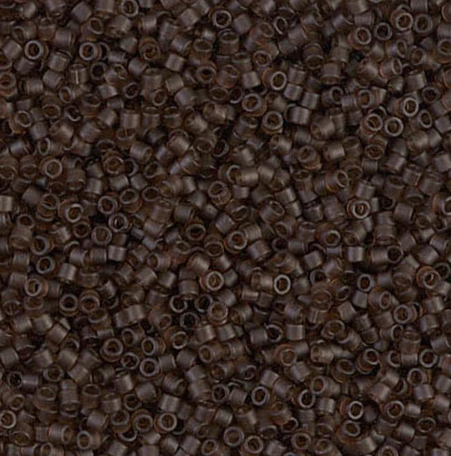 DB0769 11/0 Matte Transparent Root Beer Miyuki Delica