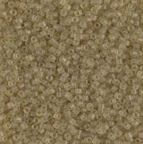 Dyed Semi-Frosted Transparent Saffron Miyuki Delica 11/0 DB0771