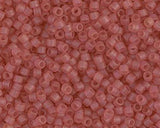 DB0778 11/0 Dyed Semi-Frosted Transparent Dark Rose Miyuki Delica