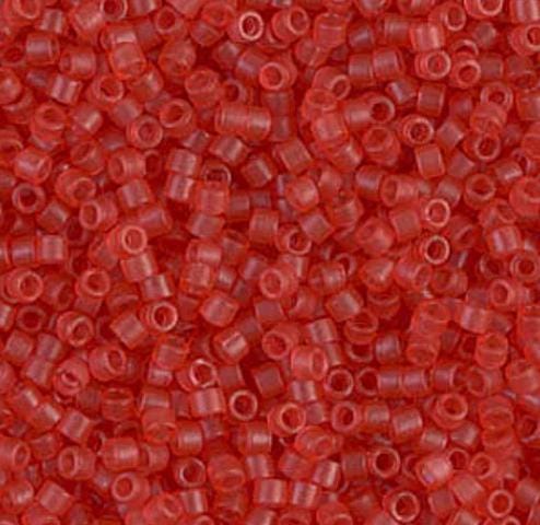 DB0779 11/0 Dyed Semi-Frosted Transparent Watermelon Miyuki Delica