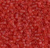 DB0779 11/0 Dyed Semi-Frosted Transparent Watermelon Miyuki Delica