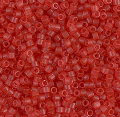 DB0779 11/0 Dyed Semi-Frosted Transparent Watermelon Miyuki Delica