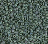 DB0373 11/0 Matte Metallic Sage Green Luster Miyuki Delica