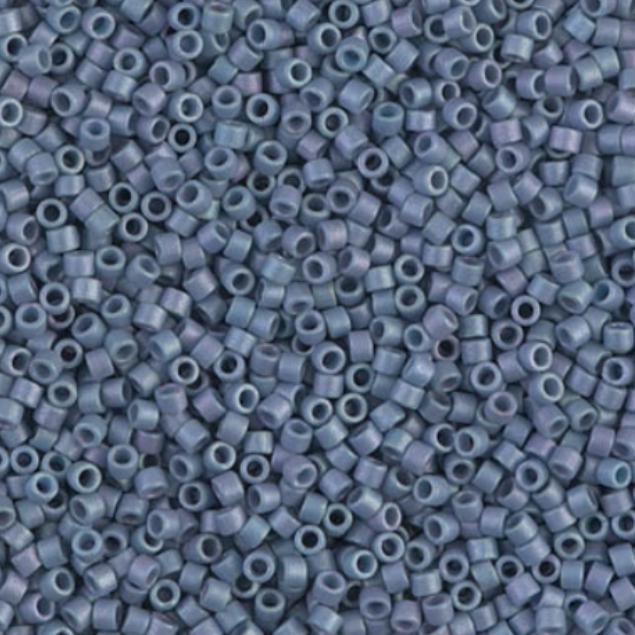 Matte Metallic Steel Blue Luster Miyuki Delica DB0376 11/0