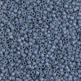 Matte Metallic Steel Blue Luster Miyuki Delica DB0376 11/0