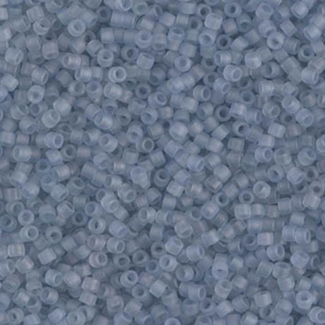 Matte Transparent Shadow Gray Luster Miyuki Delica DB0381 11/0
