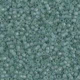 Matte Sea Glass Green Luster Miyuki Delica DB0385 11/0