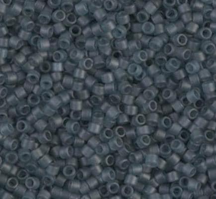 DB0387-1 11/0 Matte Transparent Montana Luster Miyuki Delica