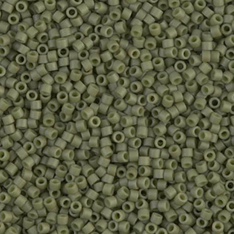Matte Opaque Olive Luster Miyuki Delica DB0391 11/0 