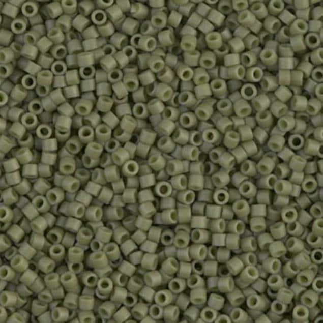 Matte Opaque Olive Luster Miyuki Delica DB0391-1 11/0