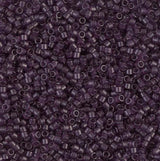 Dyed Semi-Frosted Transparent Plum Miyuki Delica 11/0 DB0782